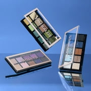Profusion Cosmetics 10 Color Eyeshadow Palette, Rich Pigmented Multi Finish with Blendable Long-Lasting Formula, Vegan & Cruelty-Free, Smoky