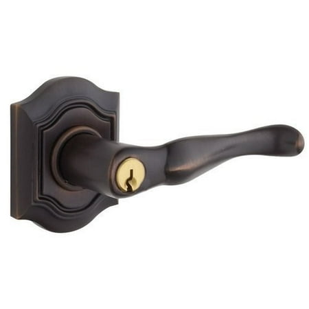 - Baldwin 5237.112.RENT Bethpage Lever Keyed Entry Set, Venetian Bronze
