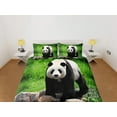 thumbnail image 2 of Panda en la pradera funda nórdica niños, juego de cama completo, rey, reina, dormitorio, 2 of 4