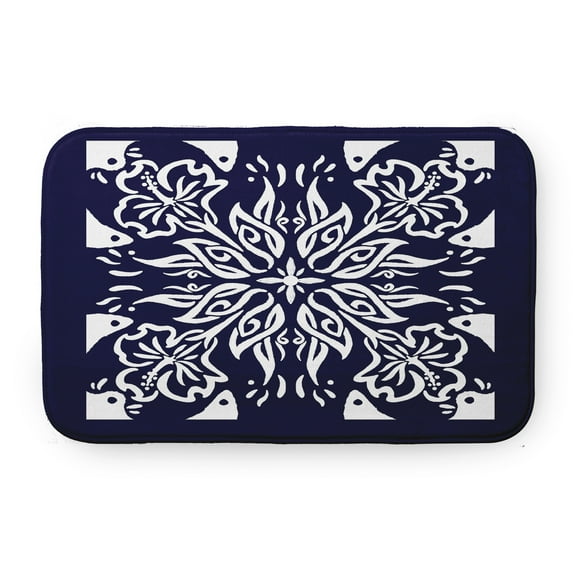 Simply Daisy Cuban Tile Pet Feeding Mat for Dogs and Cats