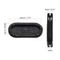 thumbnail image 2 of 10 piezas de montura de grommet de goma tamaño 45 x 20 mm ovalada de doble cara para protección de sellado de cables, 2 of 5