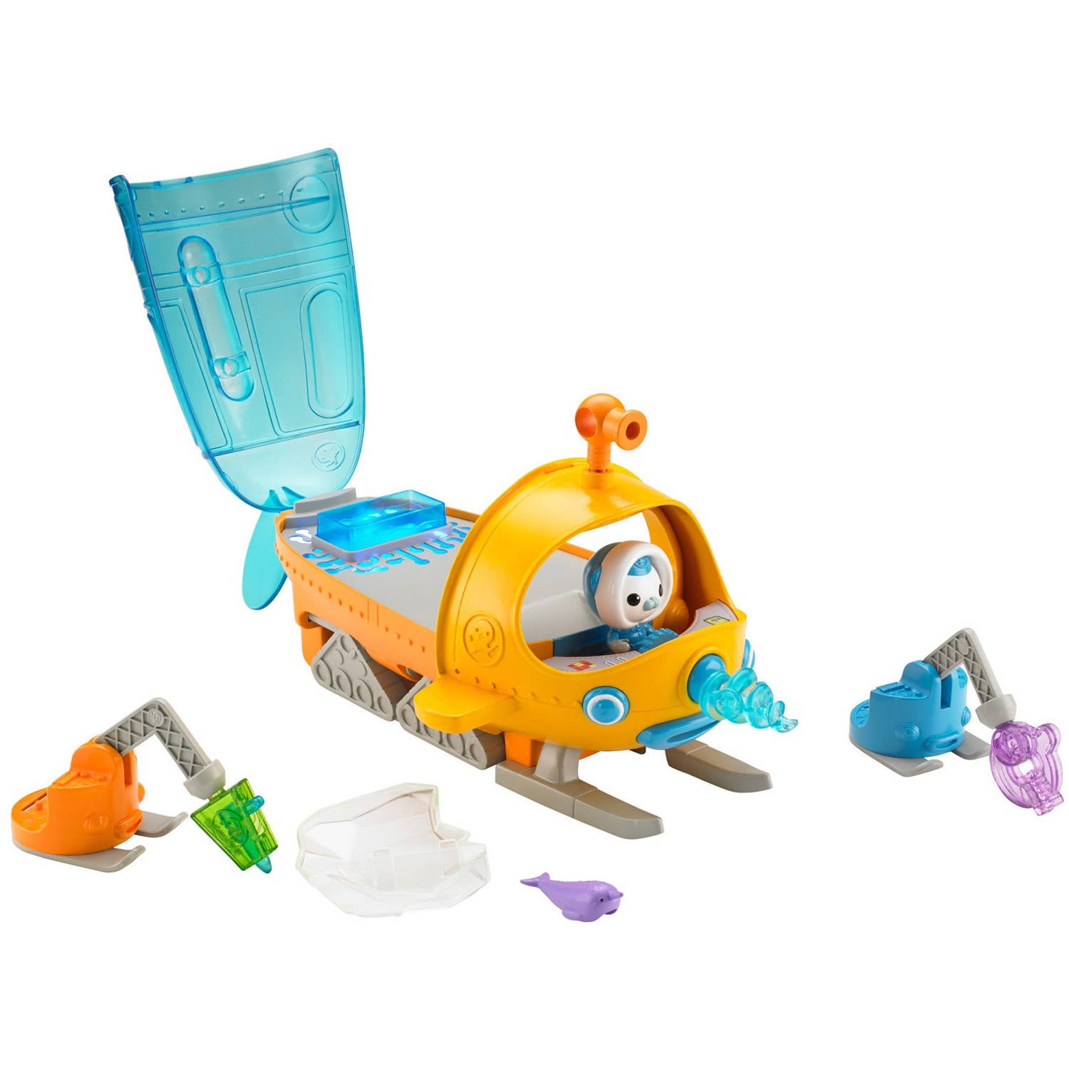 Q-Man Octonauts GUP S Polar Exploration Vehicle Playset With Lights /& Music