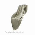 thumbnail image 5 of Nyx Queen Size Ultra Soft Cotton Thermal Blanket, Textured Feel, Beige - Saltoro Sherpi, 5 of 5
