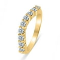 thumbnail image 2 of 1/2ctw Chevron Diamond Wedding Band in 10k Yellow Gold, 2 of 3