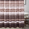 thumbnail image 2 of Greenland Home Southwest Latte Bath and Shower Curtain, 2 of 5
