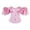 Pink-1, variant on Women’s French Court Satin Corset Top, Off Shoulder Ruffle Short Sleeve Boned Bustier, Waist Cinching Slim Fit Outerwear Top Black-6 M