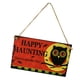 thumbnail image 1 of Letrero Colgante Happy Haunting, licencia de , Decoración Patio de Halloween Soledad Happy Haunting Hanging Sign, 1 of 10