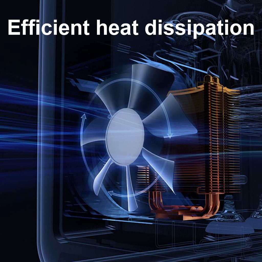 Zeiwohndc ARGB CPU Coolers with 6 Heat Pipes Computer CPU Air Coolers Fan Radiators