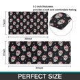 thumbnail image 7 of Black Pink Skull Pattern Kitchen Rugs Sets Of 2,Anti Fatigue Kitchen Mat Rugs Non Slip Washable,Decorative Kitchen Floor Mats for Kitchen,Sink,Laundry,17"x30"+17"x47", 7 of 7