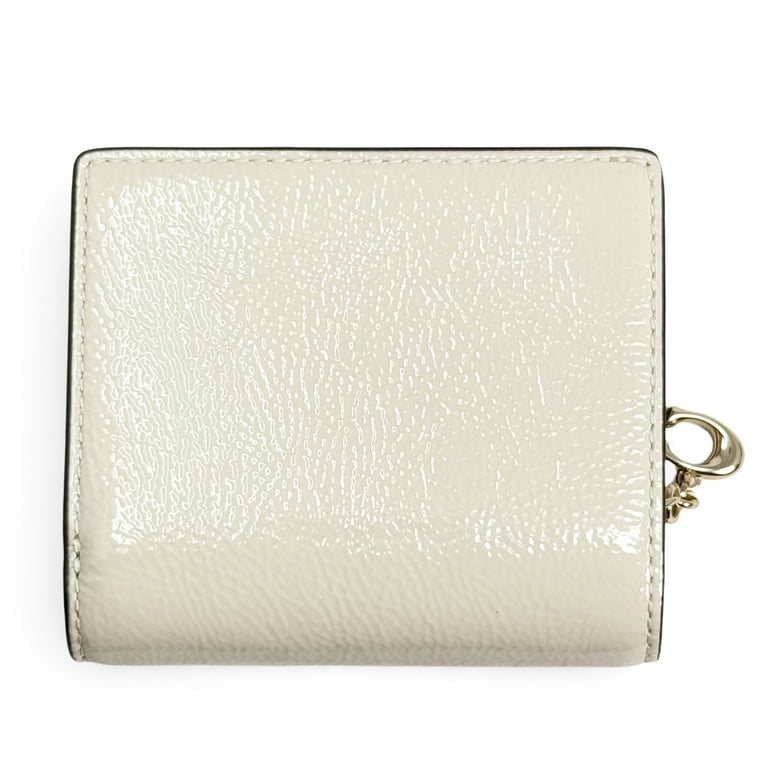 Coach Women's Small Snap Wallet in Patent Leather (Pearl