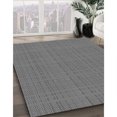 thumbnail image 3 of Ahgly Company Machine Washable Indoor Round Transitional Carbon Gray Area Rugs, 3' Round, 3 of 7