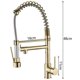 thumbnail image 3 of Grifo de cocina dorado elegante con estructura de latón macizo, acabado antihuellas y giro de 360 grados para una flexibilidad inigualable, 3 of 5