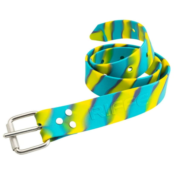 Riffe Silicone Weight Belt w/ Marseilles Buckle - Fad Blue
