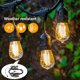 thumbnail image 4 of Cadena de lámpara Yuyangstore de 33 pies bombillas E27 Luces colgantes impermeables, 4 of 8