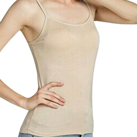 

Women’s Sports Bra Fashion Camisole for Running Workout M Apricot