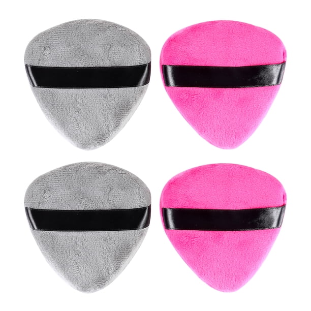 4 piezas maquillaje de polvo suelto hojaldre forma de caída de agua de maquillaje de maquillaje de maquillaje de maquillaje