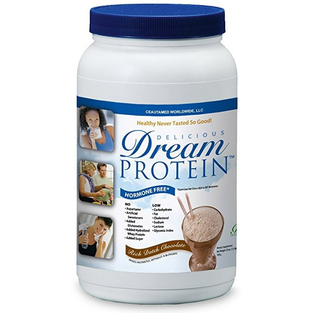 Dream Protein Whey Protein Powder, Rich Dutch Chocolate, 720 Gram