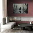 thumbnail image 2 of JFHCQJPK Witch in the Forest Halloween Print Wall Art Poster Witch Decor Vintage Print Dark College Wall Art Victorian Gothic Room Decor Canvas Wall Print8x12in Metal blackFramed, 2 of 8