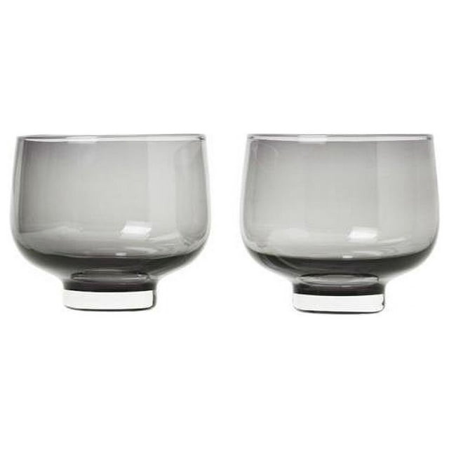 Blomus 63918 Verres à Boire 7 oz, Fumés - Ensemble de 2