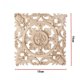thumbnail image 5 of Aplique de estilo europeo de madera maciza, cuadrado, tallado, flor cuadrada, puerta, corazón, flor, accesorios de decoración de muebles, 5 of 5