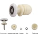 thumbnail image 3 of Rodillos para puertas de ducha, 12 piezas de latón para puertas corredizas de ducha, para rodillos para puertas corredizas de vidrio de repuesto (23 mm) TUNC Sencillez, 3 of 5