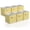 Yellow Floral Petals, variant on Sorbus Multi Floral 6-Pack Foldable Storage Cube Bins, 11” Organizer with Handles