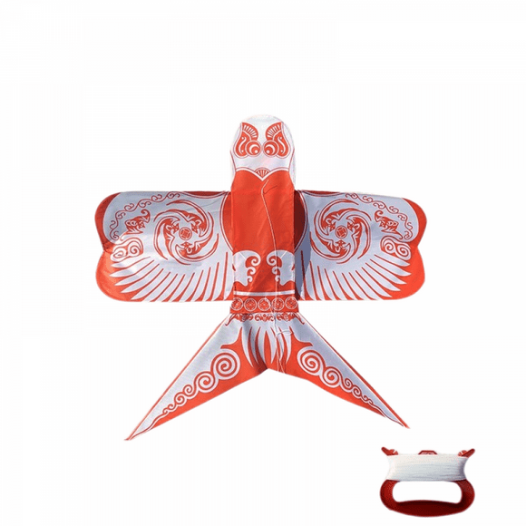 Giant Kite Material Bao Spring Kite Traditional Chinese Sand Swallow Children Hand-painted Dance (Red Pot Bottom 78-80CM)