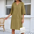 thumbnail image 5 of Fashion A-Line Dress for Women CIENVNSTG Flowy Summer Dress Perfect for Casual Outings or Parties, 5 of 5