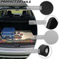 thumbnail image 6 of FOR U DESIGNS Boho Mandala Flower Paw Print Trunk Cargo Liner All Weather Heavy Duty Non-Slip Car Trunk Mat Easy Clean Rear Protection for SUV Truck Sedan, 6 of 7