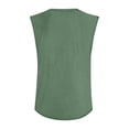 thumbnail image 4 of Sewkxo Summer Tank Tops for Men Patriotic 4th Of July Crew Neck Sleeveless Tee Shirt Lightweight Baggy Casual Vests,Army Green L, 4 of 4