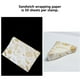 thumbnail image 5 of 50 Hojas de Papel Impreso para Embalaje de Alimentos, Resistente Al Aceite, para Pasteles, Tartas, Sándwiches, Hamburguesas y Papel de Horno., 5 of 7