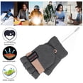 thumbnail image 2 of Guantes térmicos USB Guantes de invierno unisex Dos en uno Diseño lavable Módulo de conducción térmica Trabajo de conversión de calor eléctrico Trabajo de computadora de oficina Namotu MZQ-1142-5, 2 of 5