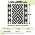 thumbnail image 2 of Stylish Bohemian Flowers Design Stretch Tablecloth with Secure Fit for Square Card Tables and Outdoor Settings, 2 of 6
