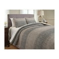 thumbnail image 2 of Signature Design by Ashley Traditional Arturo 3-Piece Queen Duvet Cover Set  Natural/Charcoal, 2 of 3