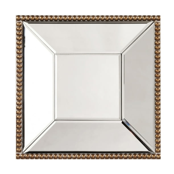 Delacora He 99076 Lydia 12 Square Contemporary Accent Wall Mirror Gold Com Delacora He 99076 Lydia 12 Square, 12 Square Wall Mirror