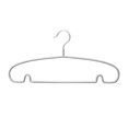 thumbnail image 7 of Non-Slip Clothes Hangers | Heavy Duty Stainless Steel with Rubber Coating | Space Saving Shoulder-Friendly Design | Black/White/Green/Blue/Pink/Gray | 40x19x5cm, 7 of 7