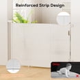 thumbnail image 5 of 2X Retractable Baby Gate, TULILLO 48in Tall Baby Safety Gate, 120" Wide Baby Gate Dog Gate for Stair, Doorway, Auto-Lock, White, 5 of 9