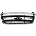 thumbnail image 4 of Grille Assembly for F150 08-08 GRILLE, Chrome Shell and Painted Black Insert, Li, 4 of 9