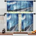 thumbnail image 3 of LALILO Kitchen Curtains and Valances Set of 3 36" Fantasy Window Treatment Tiers for Window Decor, 3 of 5