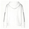 thumbnail image 5 of Women Waffle Knit Pullover Hoodie, Football Heart Graphic Long Sleeve Hooded Sweatshirt, Oversized Game Day Fan Top with Kangaroo Pocket for Sports Party Daily Fall Wear, 5 of 5