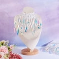 thumbnail image 5 of 2 Yards Sequins Mesh Floral Lace Ribbon Flower Embroidery Polyester Glitter Tassel Fringe Trimming for Embellishment Crafts Curtain Costume Wedding DIY, 5 of 6