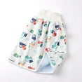 thumbnail image 2 of NOKIO Baby Water-proof Diaper Pants for Potty Training Kids Summer Diaper Shorts Comfy Reusable Baby Diaper Skirt Shorts 2 in 1 Boy's Girl's Training Skirt, 2 of 3