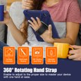 thumbnail image 3 of XYX Case for Fire HD 10 Tablet (13th Generation, 2023 Release) with 360 Degree Rotating, Hand Strap, Shoulder Strap, Navy Blue, 3 of 7