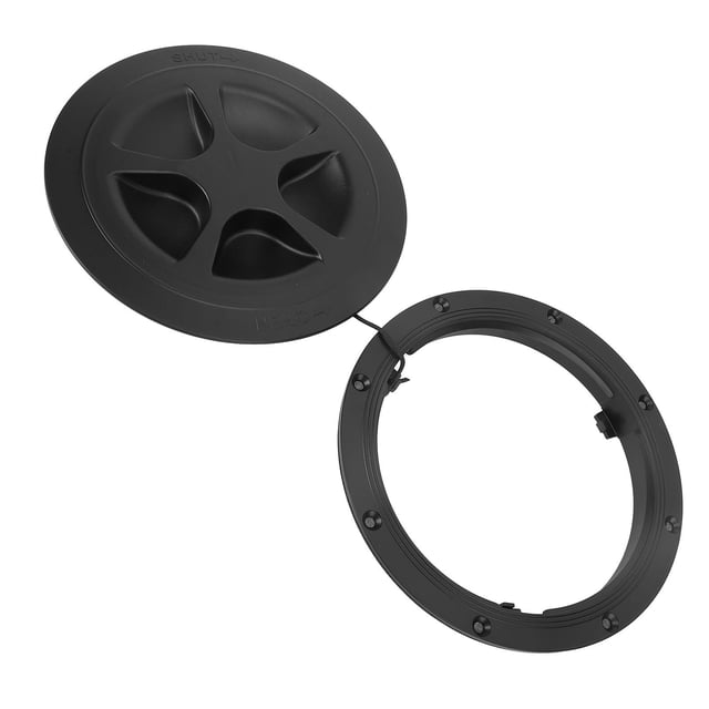 6-Inch Round Boat Deck Plate - Detachable Circular Inspection Hatch Cover for Yachts, Marine Boats, and Kayaks - ABS Material with Excellent Sealing Performance