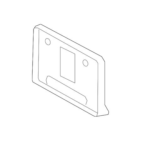Genuine OE Toyota License Bracket - 75101-08030