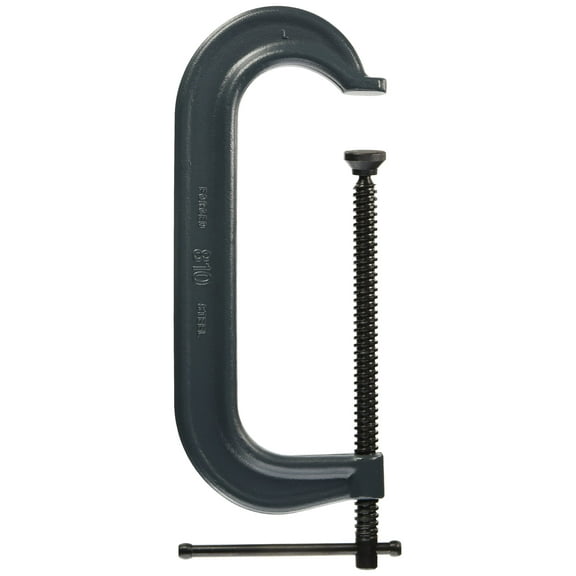 Wilton C-Clamp, 10", Steel, Regular Duty, 6000 lb. 810