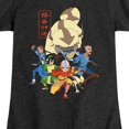 thumbnail image 3 of Avatar - The Last Airbender - Aang Group - Youth Girls Short Sleeve Graphic T-Shirt, 3 of 5