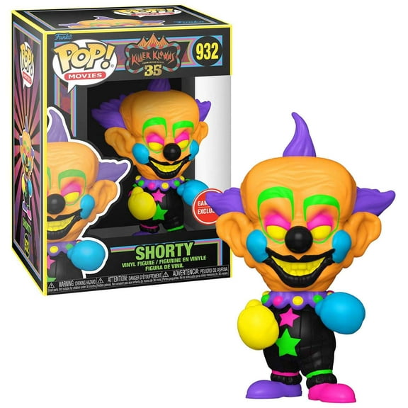 Funko Killer Klowns From Outer Space POP! Movies Shorty Vinyl Figure (Blacklight)