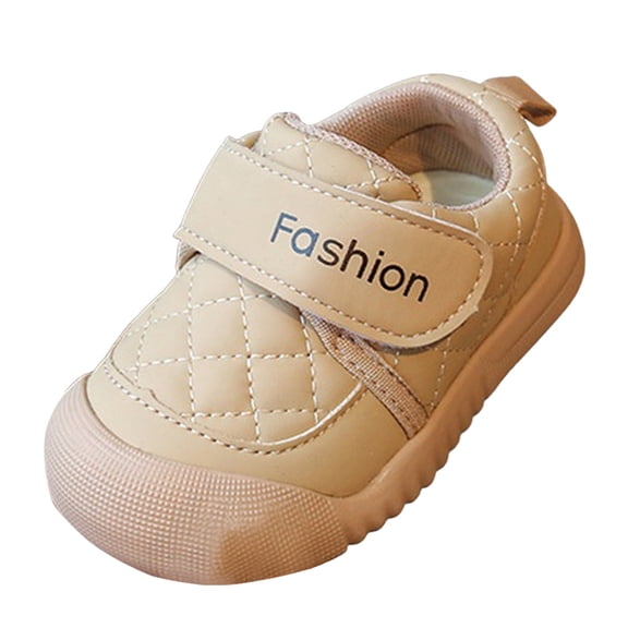 Zanarzt Toddler Boys Shoes First Walker Baby Shoes Toddler Shoes for Boys Girls Lightweight, Breathable Cotton Baby Walking Shoes Khaki,US 6