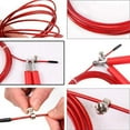 thumbnail image 2 of Speed Skipping Red Jump Rope Adjustable Fitness Wire Crossfit Exercise Gym Boxing, 2 of 2